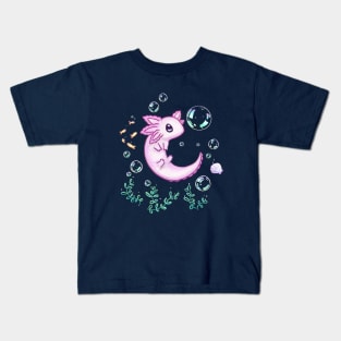 Under the Sea Axolotl Kids T-Shirt